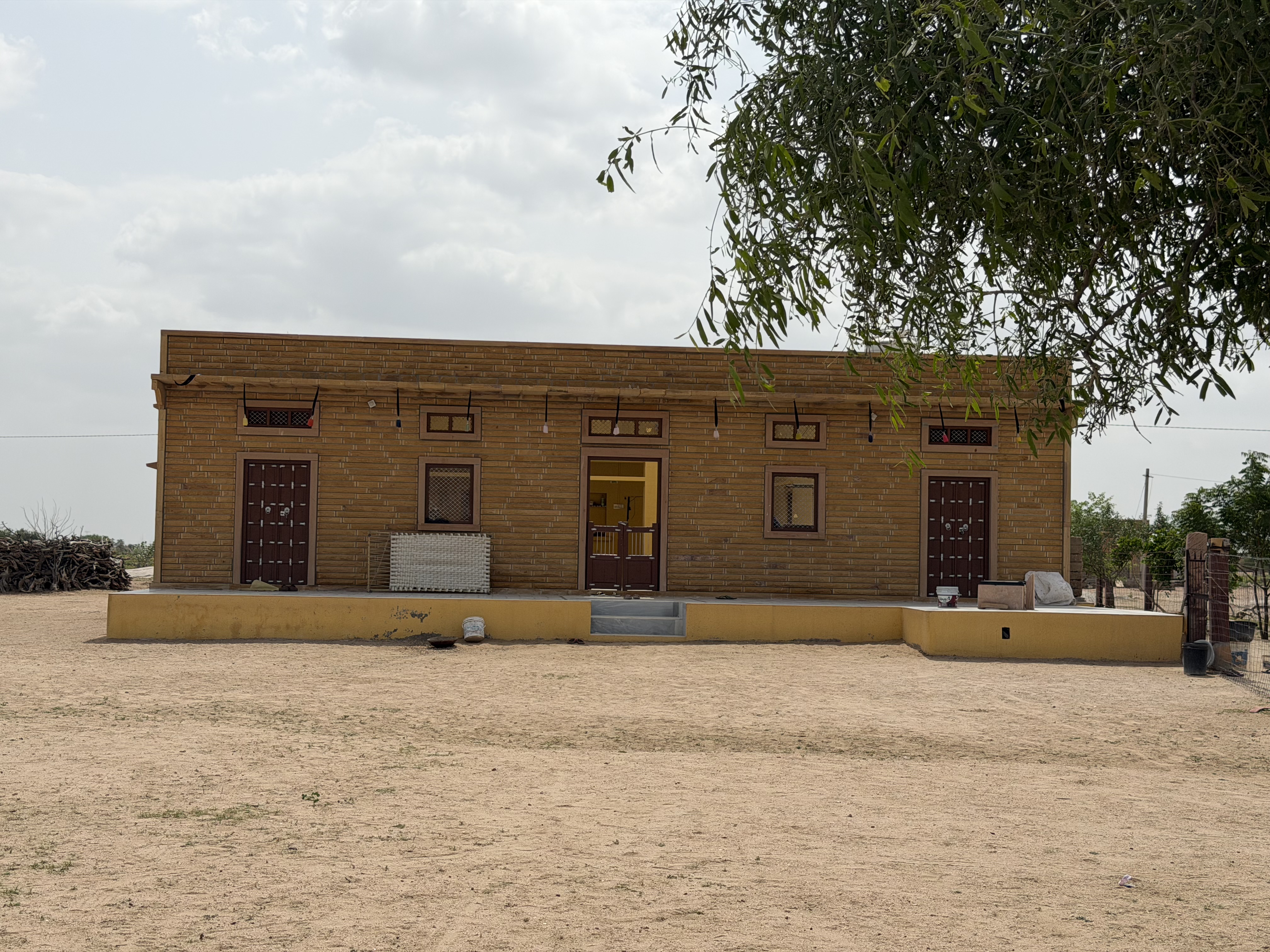 A village house we stopped at on the way to Jaisalmer
